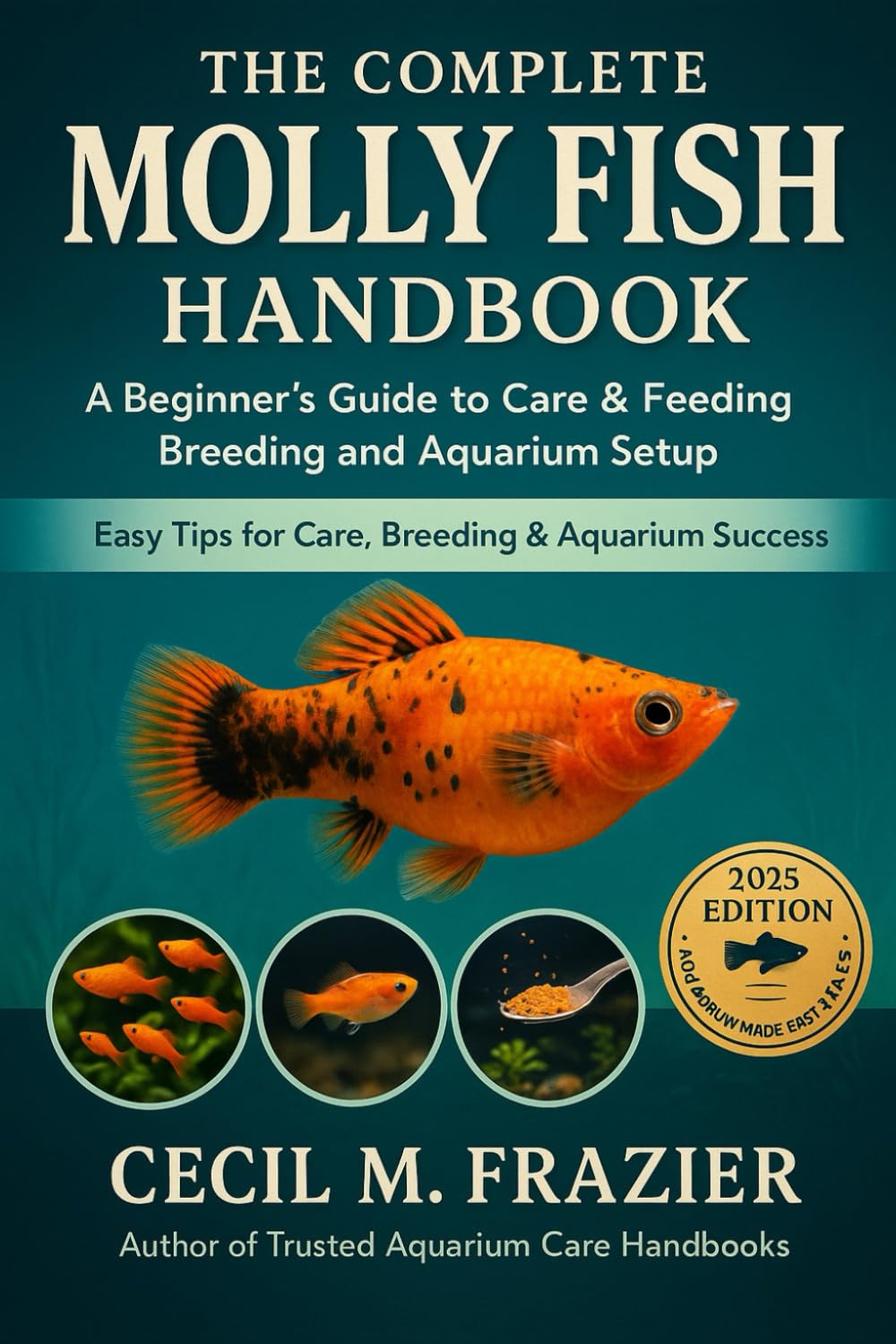 THE COMPLETE MOLLY FISH HANDBOOK: A Beginners guide to Care, feeding, Breeding, and Aquarium setup