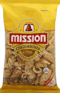 Mission Chicharrones Pork Rinds 4 oz. (Pack of 6)