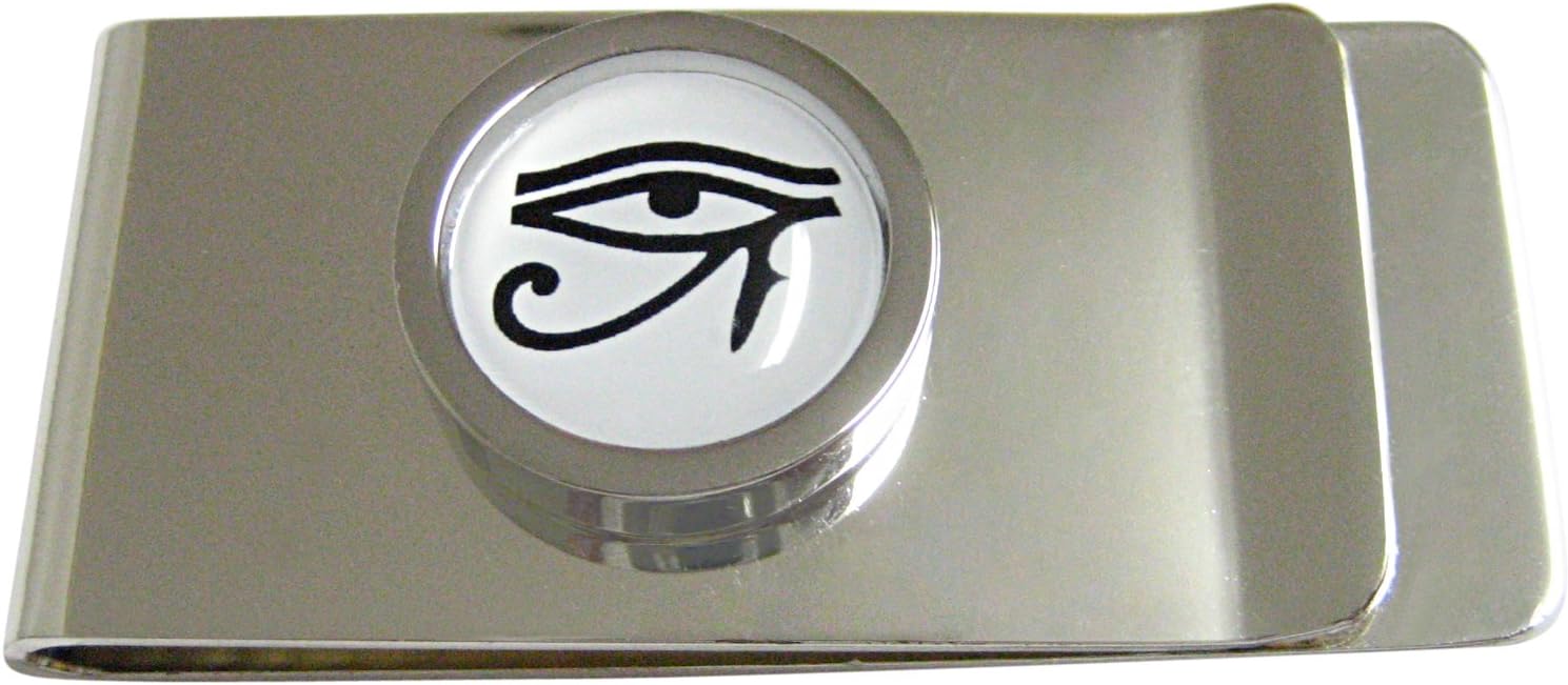 Kiola Designs Bordered Circular Eye of Horus Money Clip