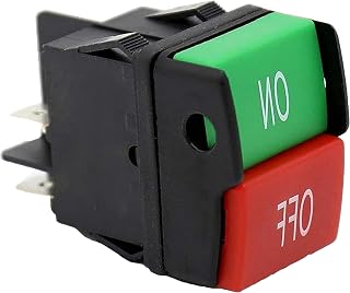 HY52 Push Button On/Off Switch 125/250V 20/12A for Pressure Washer Husky Craftsman Simpson Briggs Stratton Power Tools Garden Machinery 4 Pin