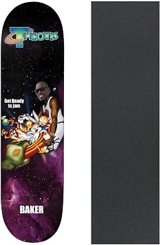 Baker Skateboard Deck Theotis Beasley Fly Like an Eagle 8.25" x 31.875" with Grip
