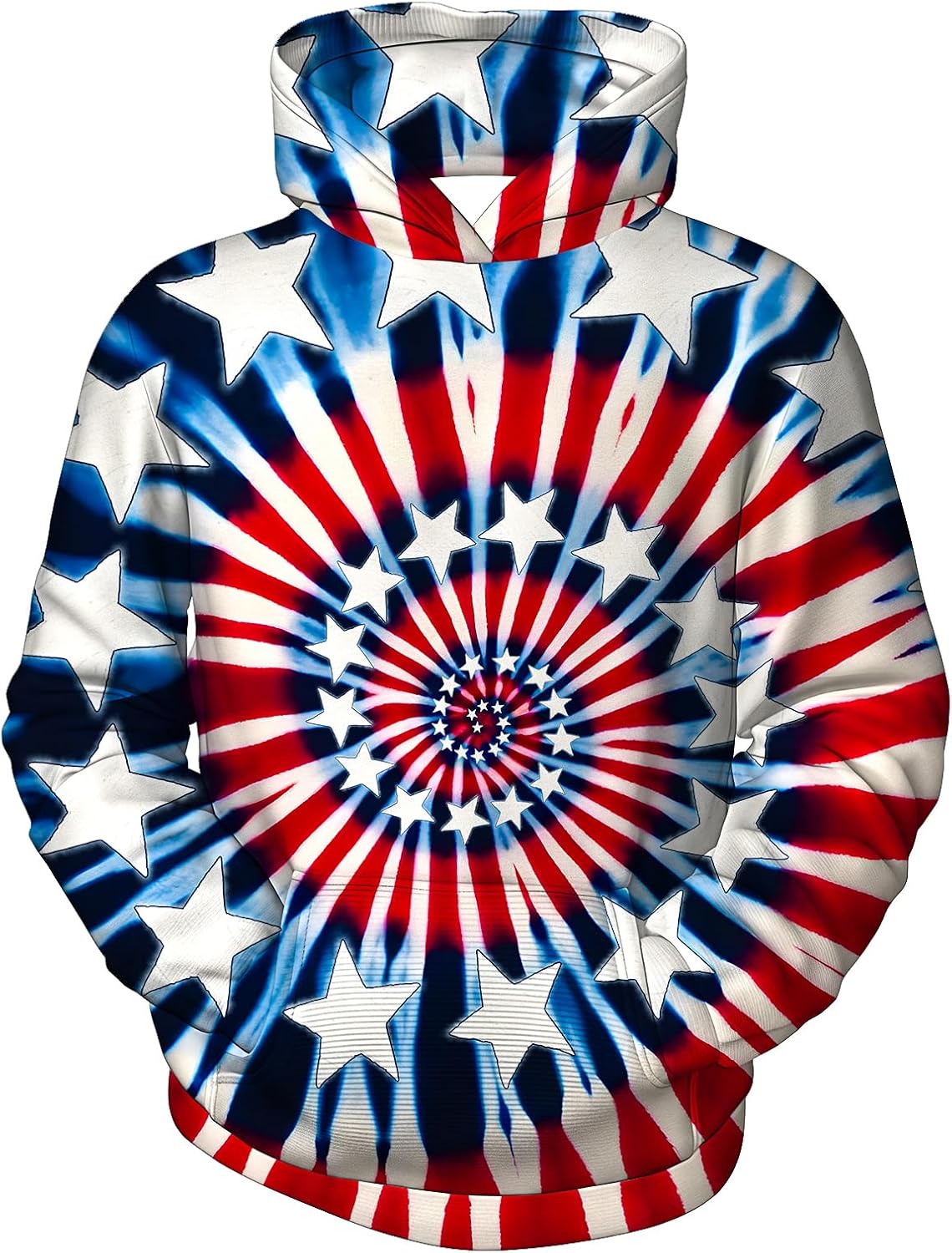 Kids Tie Dye Hoodie For Boys Girls Outfit Hippes Sweatshirt Clothes 6-16 Years Age