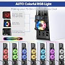 FASTSNAIL Cooling Fan wih LED Light for PS5 Slim Disc/Digital Console gallery image