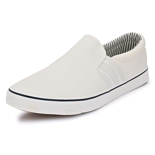 Klepe Canvas Slip-On Sneakers White