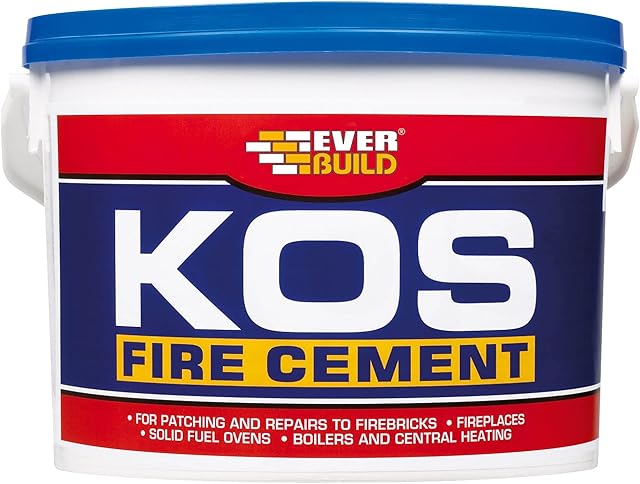 Everbuild KOS Black Brick Fire Furnace Stove Cement