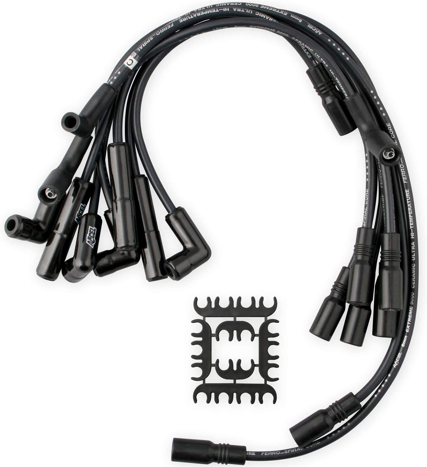 ACCEL 9044CK Extreme 9000 Spark Plug Wire Set Black Ceramic