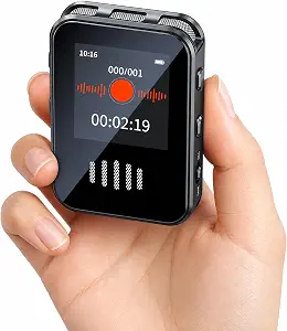 Voice-Activated Recorder with Playback, MP3 Player, and USB Flash Drive