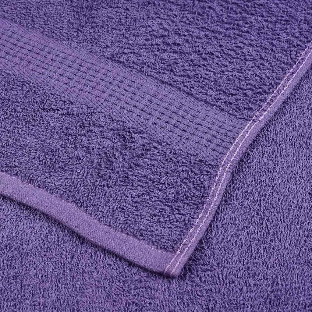 FROGN ręczniki kąpielowe, zestaw 2 sztuk, liliowe, 100 x 150 cm, 360 g m2, z bawełny, chłonne ręczniki frotte do łazienki, sauny, na plażę, do hotelu i sportu, miękkie, można prać w pralce