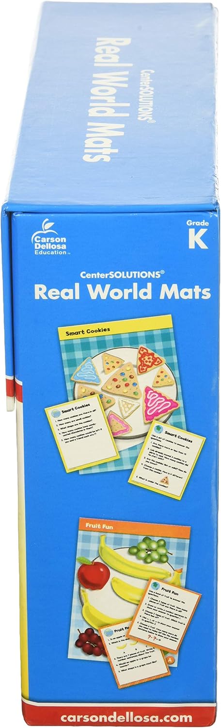 Carson-Dellosa Publishing Real World Mats, Grade K