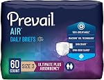 Prevail Breezers 360 Ultimate Absorbency Incontinence Briefs, Size 2, 72-Count