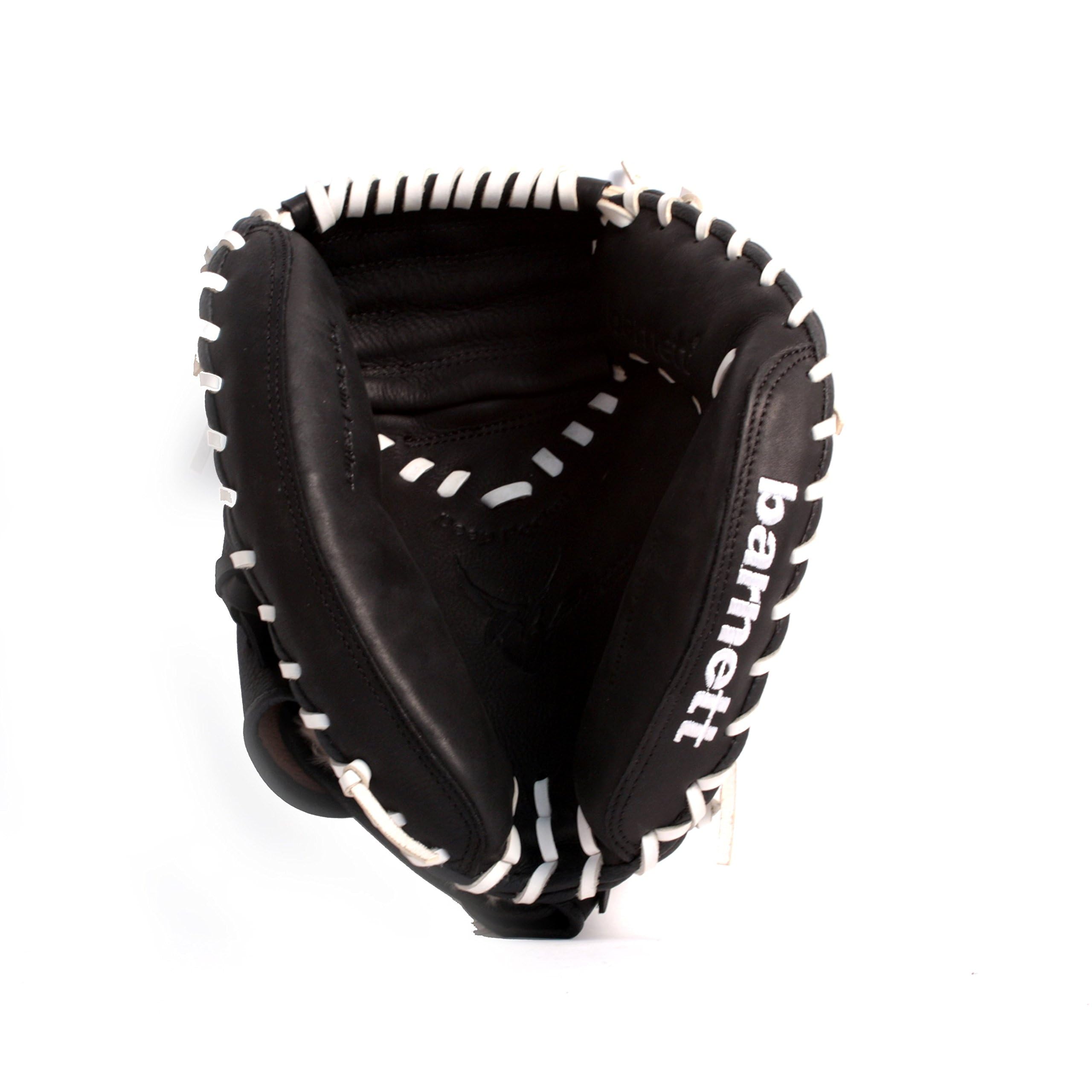 barnett GL-201 REG competition catcher baseball glove, genuine leather, adult 31", black - Image 3