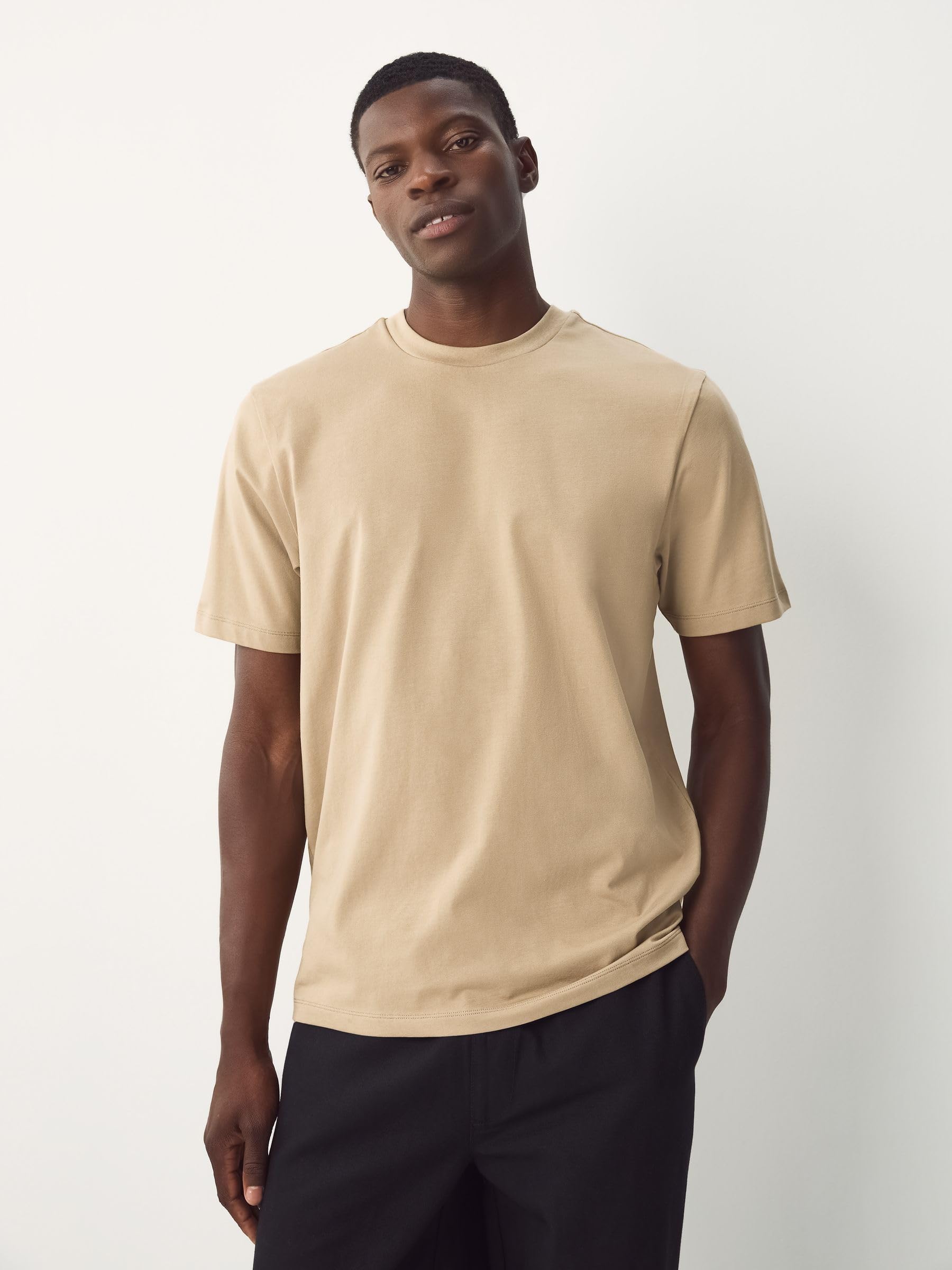 NEXT Hombres Pack de 3 Camisetas de Corte estándar con Bloques de Color