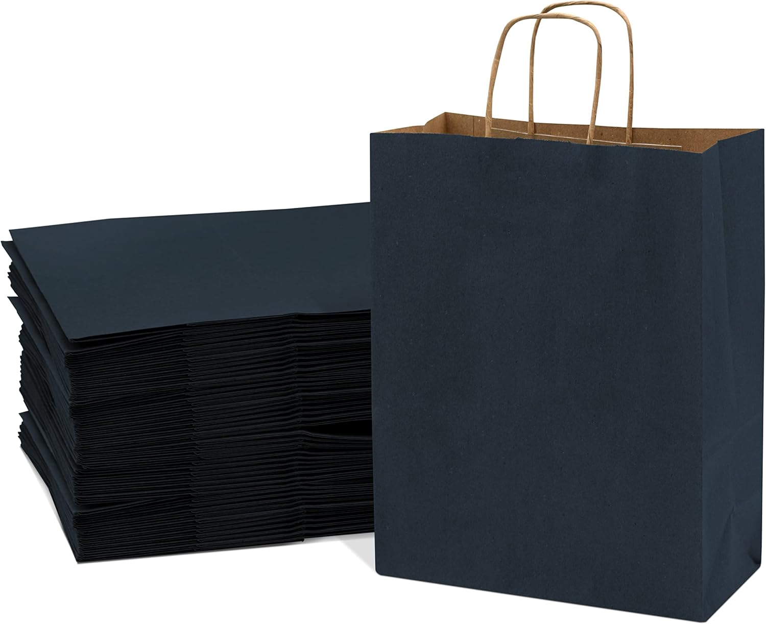 Prime Line Packaging 10x5x13 100 Pack Navy Blue Gift Bags