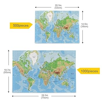 世界地図 ジグソーパズル 1000ピース 71E+3JdKFML._UF894,1000_QL80_.jpg