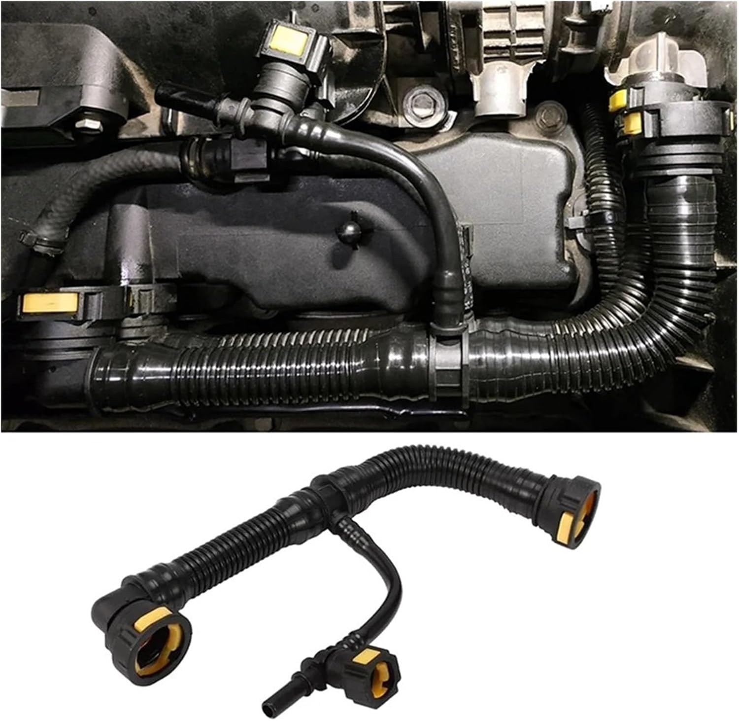 1192. WZ Compatible With 1007 206 207 307 C2 C3 C4 Engine Vest Hose Cylinder Head Cover Suction Pipe