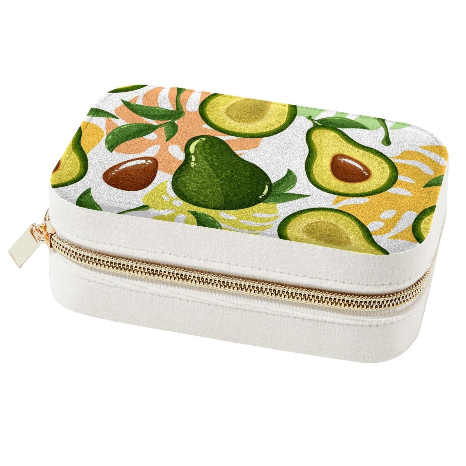 Boîte à bijoux avocat pour voyage : organiseur double couche compact