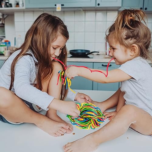 Miniatura 4 de Dee Best Caramelo de regaliz rojo con sabor a fresa, delicioso, suave, masticable, extra largo, cordones de vid de regaliz, caramelo antiguo  Ideal