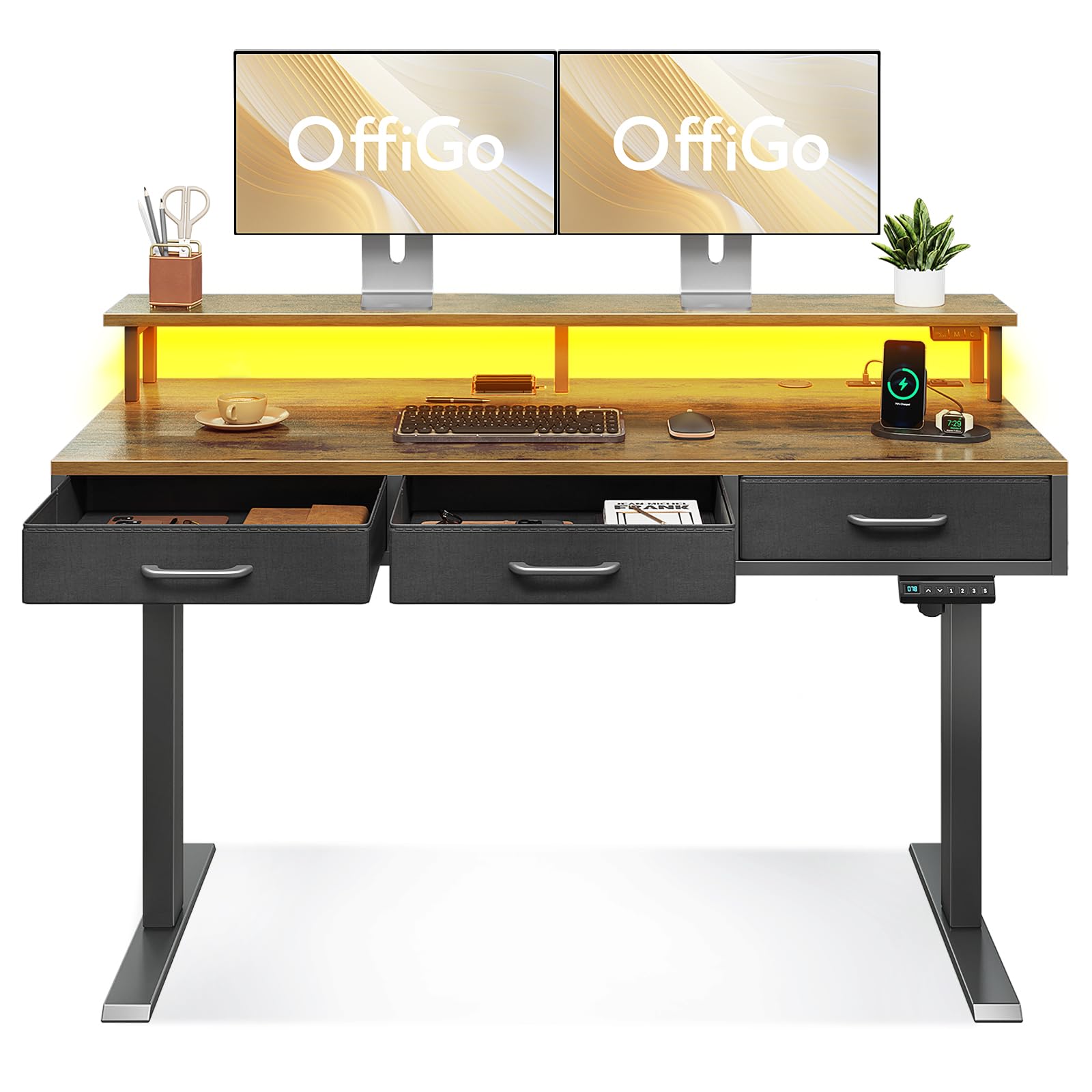 Mxtark 55 Inches 1.4M Electric Standing Desk Single Motor Desk Height - View #8
