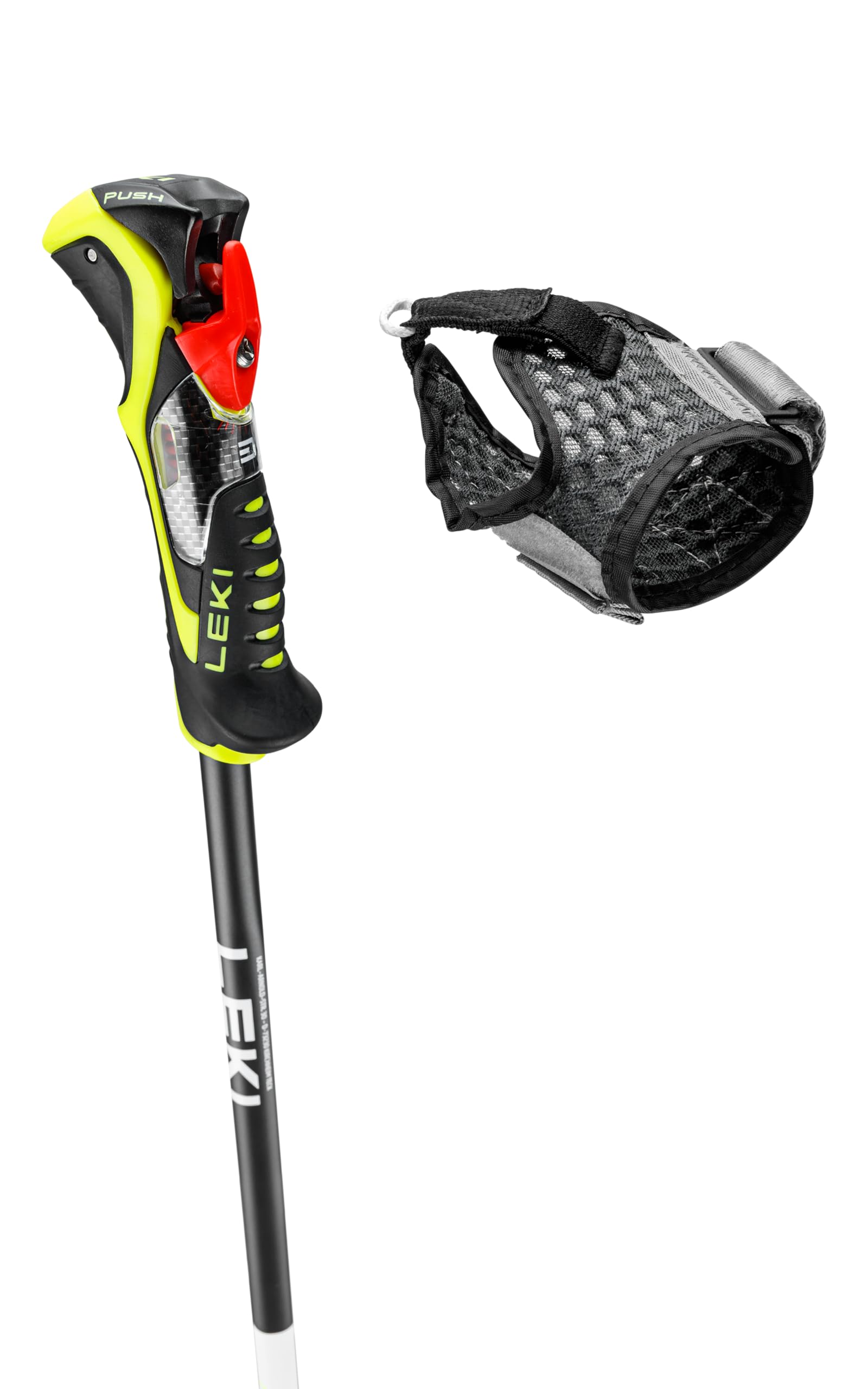 LEKI Airfoil 3D Lightweight Aluminum Ski Poles for Alpine Skiing