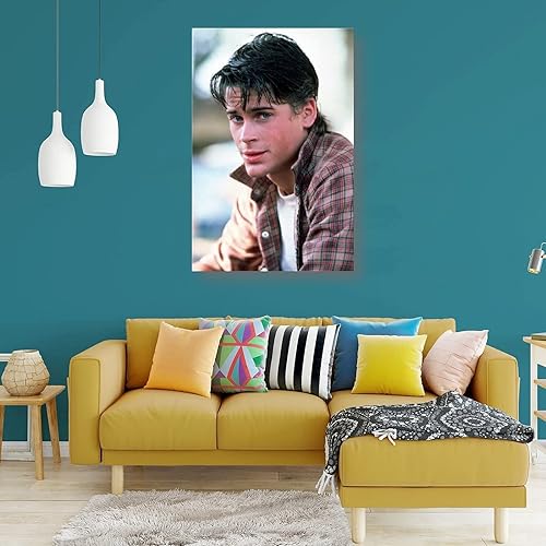 Vista 3 de Movie Rob Lowe Poster from The 80s Picture Print Wall Art Poster Painting Canvas Posters Artworks Gift Idea Room Aesthetic 12x18inch(30x45cm)