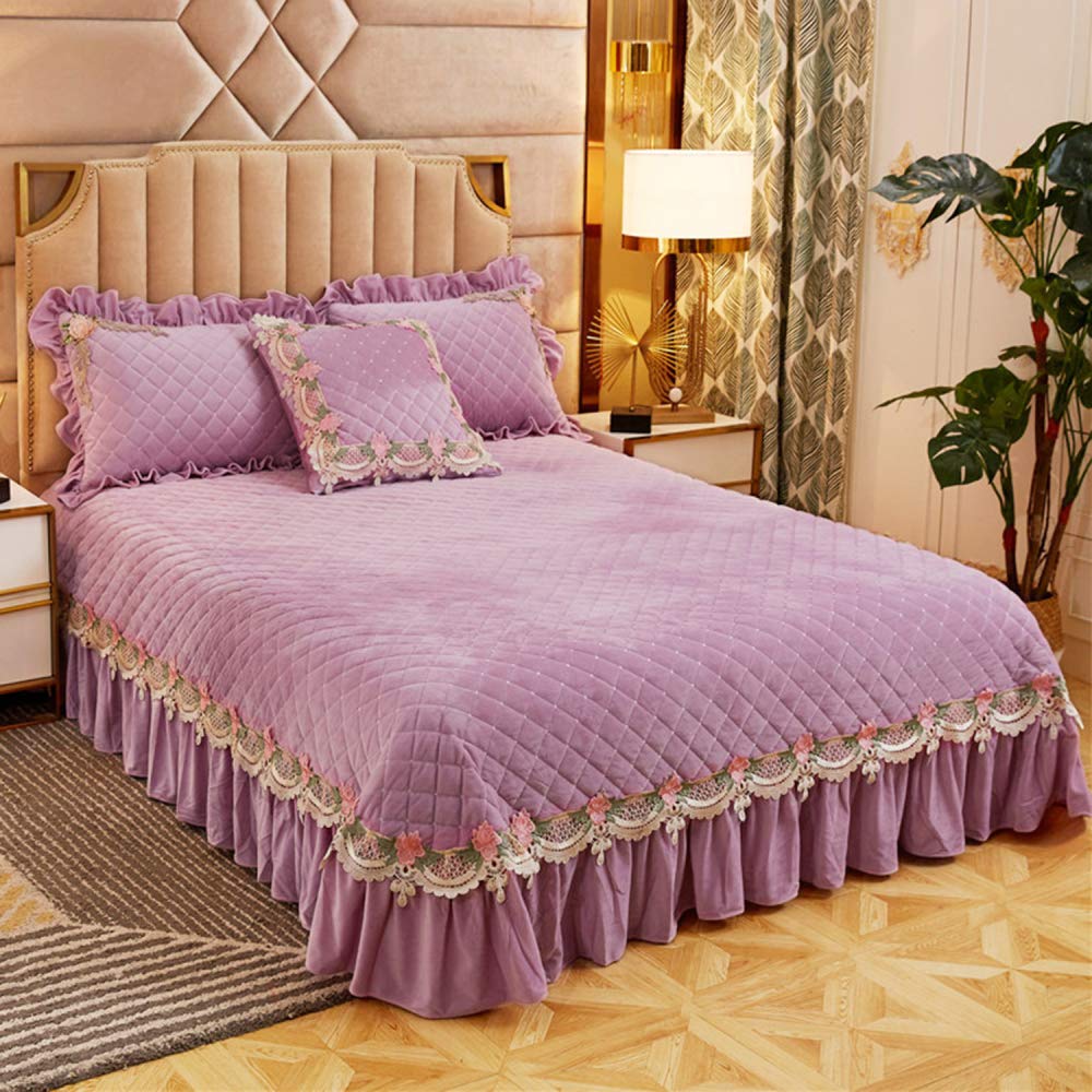 Parure de lit en coton et velours : l'excellence d'un couvre-lit matelassé haut de gamme