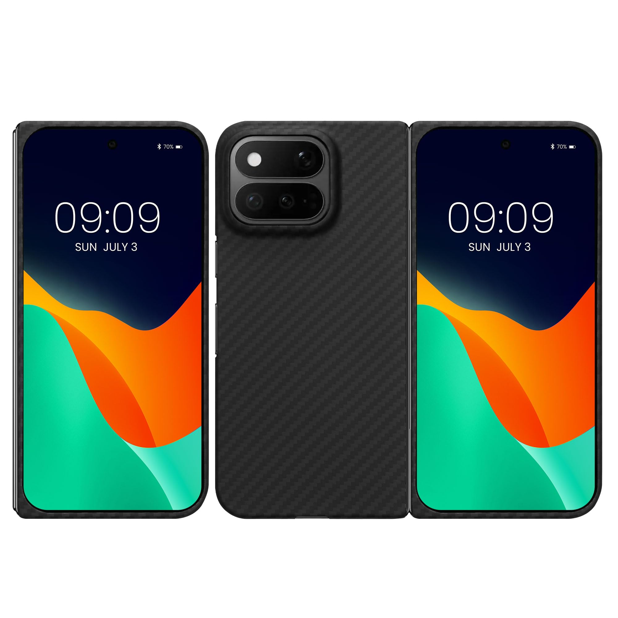 kalibri Cover compatibile con Google Pixel 11 Pro Fold - Custodia in aramide Cover ultra resistente - Backcover protezione Case
