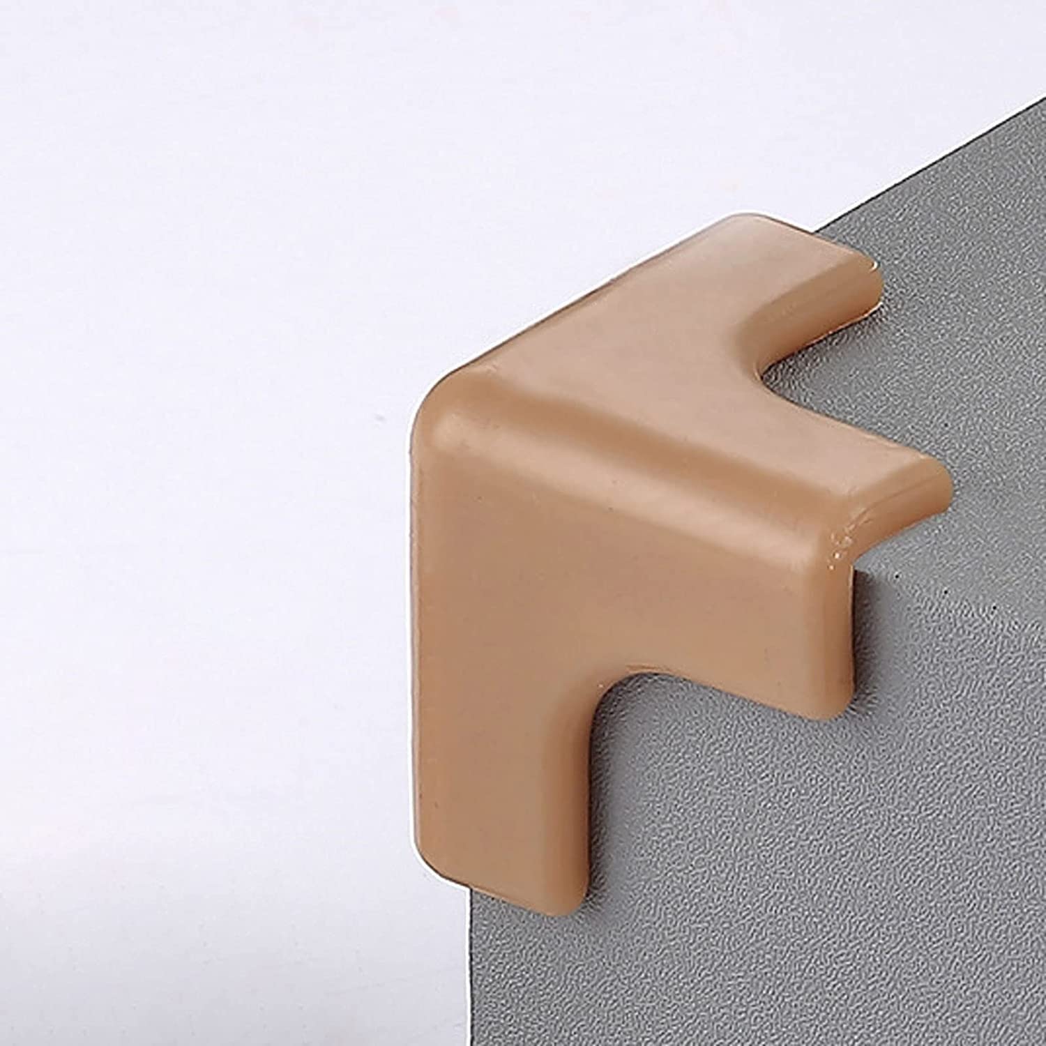 dfEDRd Safety Corner Guards, 12 PCS Corner Guards,Baby Proofing Corners,Safety Protectors(Three dimensional Plane Brown)