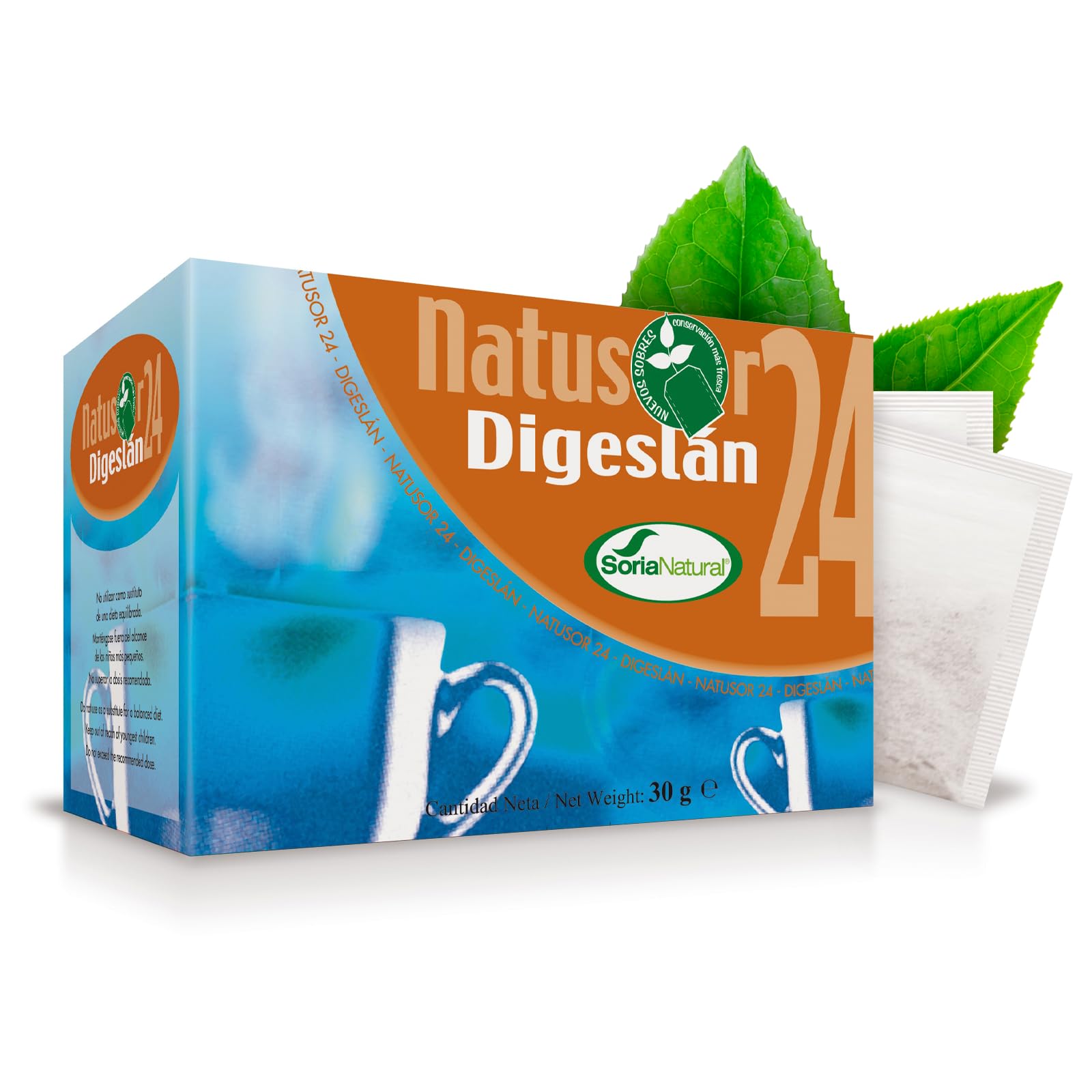 NATUSOR 24 DIGESLAN 20 Filtri Per Caffè | Filtri Di Ricambio Per Macchina Da Caffè | Confezione Da 20 Pezzi