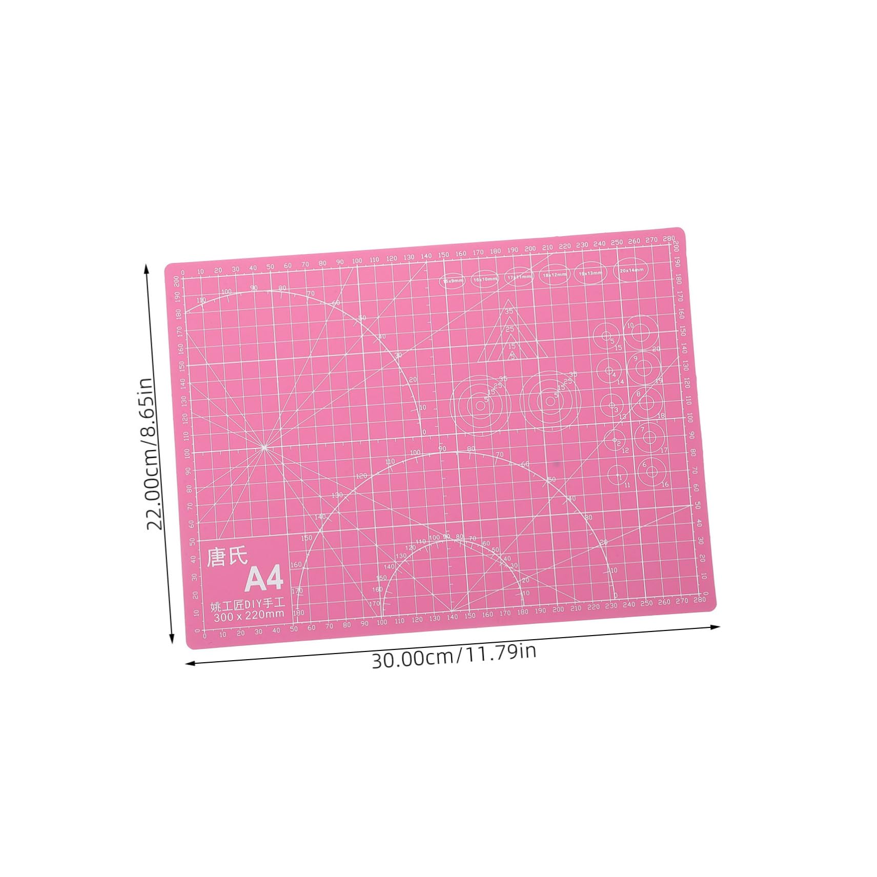 KONTONTY A4 Cutting Pad for Crafts Double-sided Pvc Engraving Mat Cutting Board Mat for Crafting