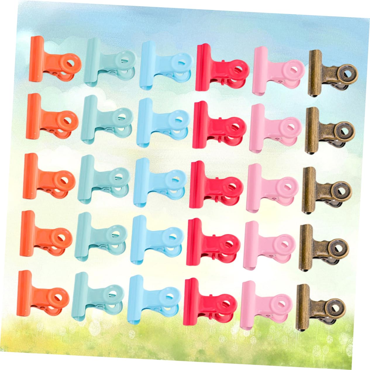 Operitacx 120 Pz Mini Clip Raccoglitore Di Appunti Graffetta Per Foto Di Carta Clip Da Borsa in Acciaio Inossidabile Clip Pieghevoli Raccoglitori Di Libri Fermaglio Decorativo Alunno Metallo
