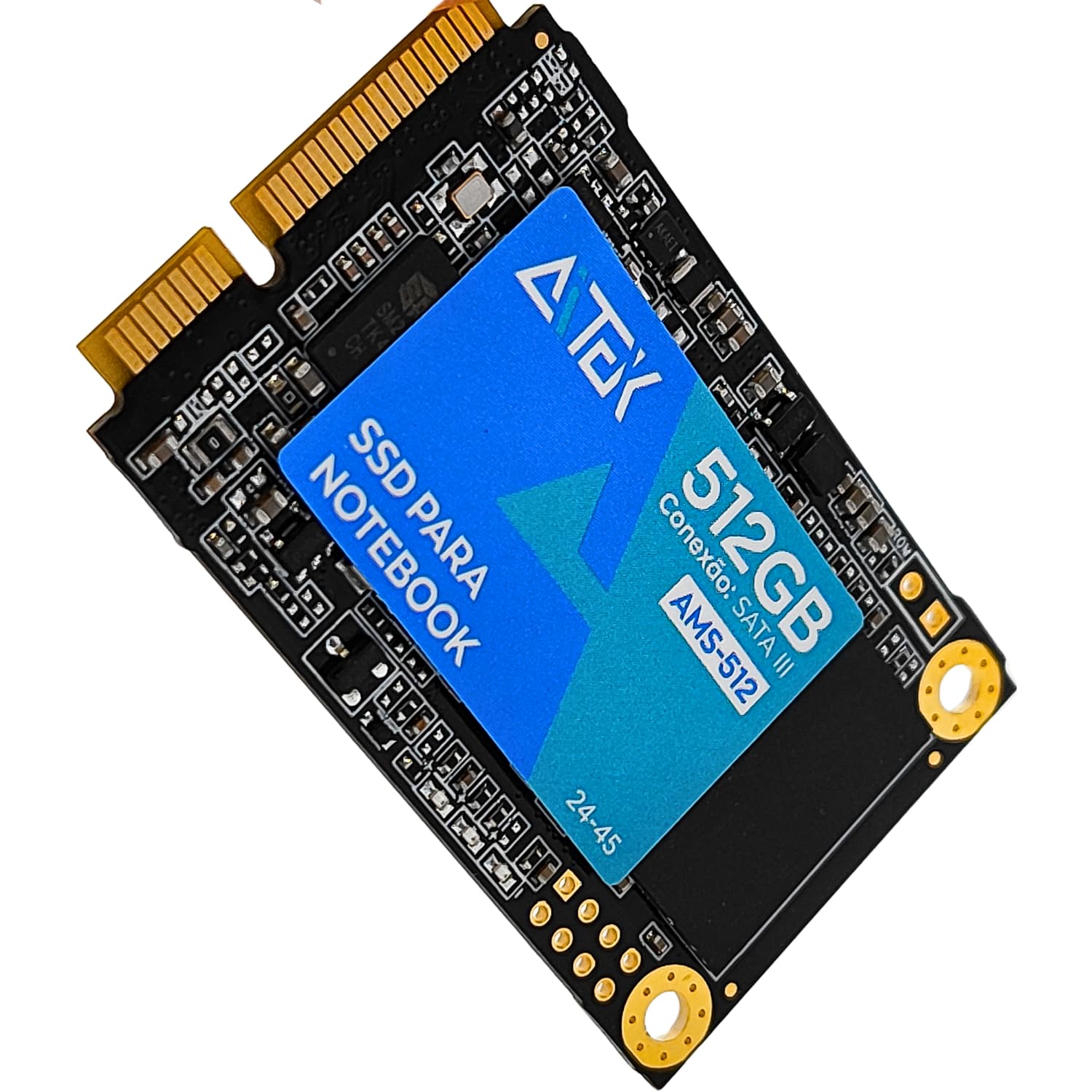 SSD Gamer para Notebook mSATA Leitura até 550MB/s e Gravação até