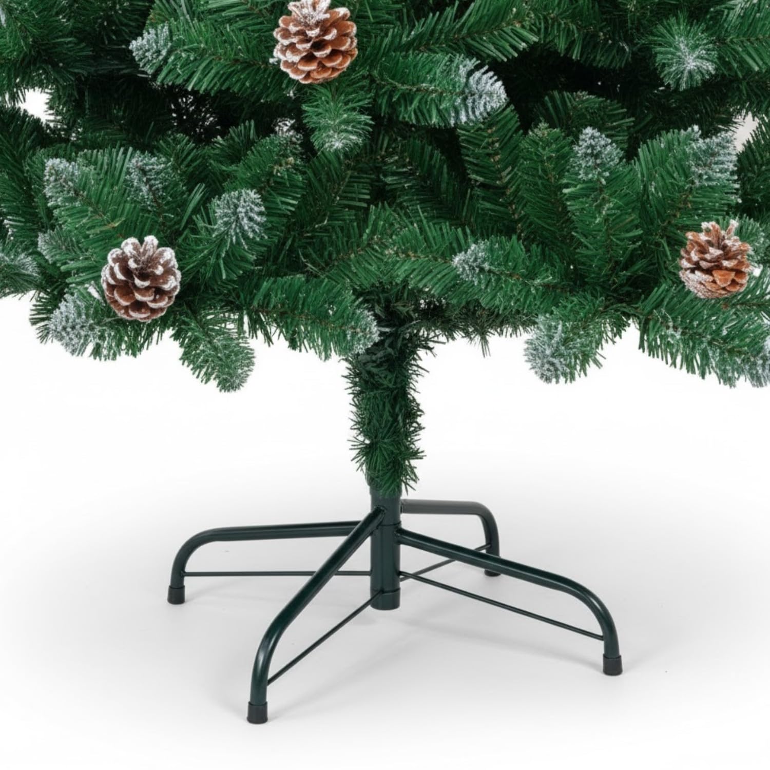 DAYRON - Árbol de Navidad Artificial de 180 cm en Verde con 800 Ramas Abatibles y Soporte Metálico Plegable, Montaje Rápido y Fácil de Guardar | 800 Ramas, Ramas Abatibles, Soporte Metálico Plegable, Montaje Rápido, Fácil de Guardar