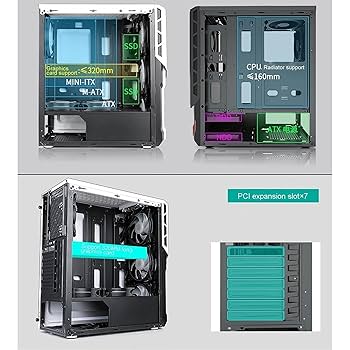 Amazon.co.jp: JF-TVQJ コンピューターケース ピンク ゲーミング