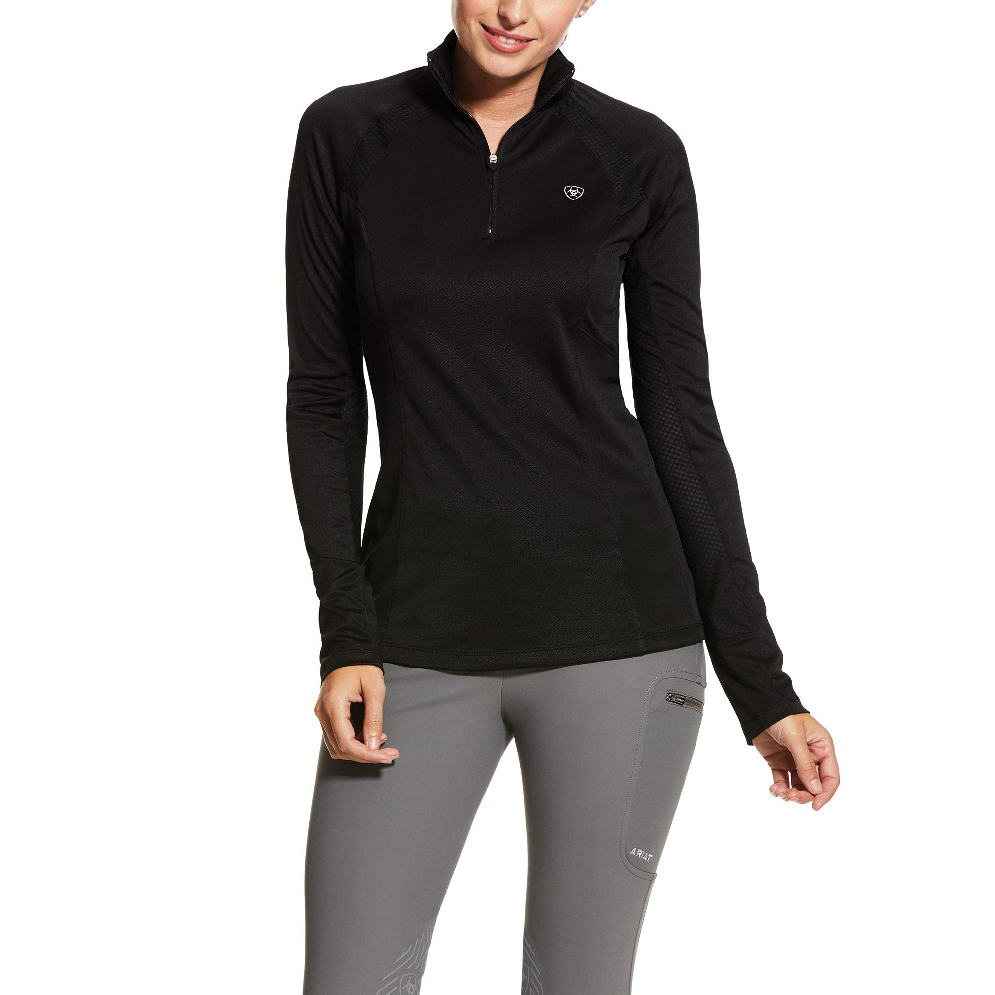 Ariat Women's Sunstopper 3.0 1/4 Zip Baselayer