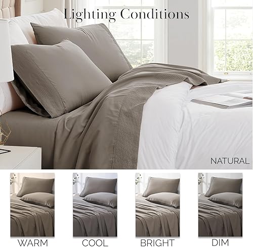 Vista 123 de Southshore Fine Linens®, juego de ropa de cama con bolsillo profundo Negro