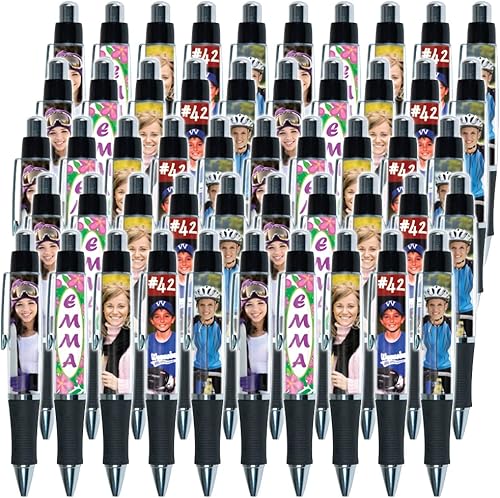 Miniatura 5 de Jaymo PixPen - Bolígrafo de fotos de bricolaje - Crea tu propio bolígrafo personalizado - Inserta fotos de billetera de 2.5 x 1.75 pulgadas o crea e