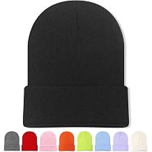 Beanies Hats Multiple Colors Available Stocking caps for Women, Ski Hat Winter Knitted Hat Elasticity Soft