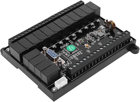 Walfront Programmable Logic Circuits PLC Control Board Programmable Controller Relay Delay Module with Analog FX1N32MR DC1028V, Module