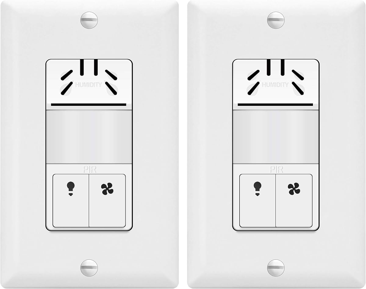 TOPGREENER Humidity Sensor Switch 2 Pack
