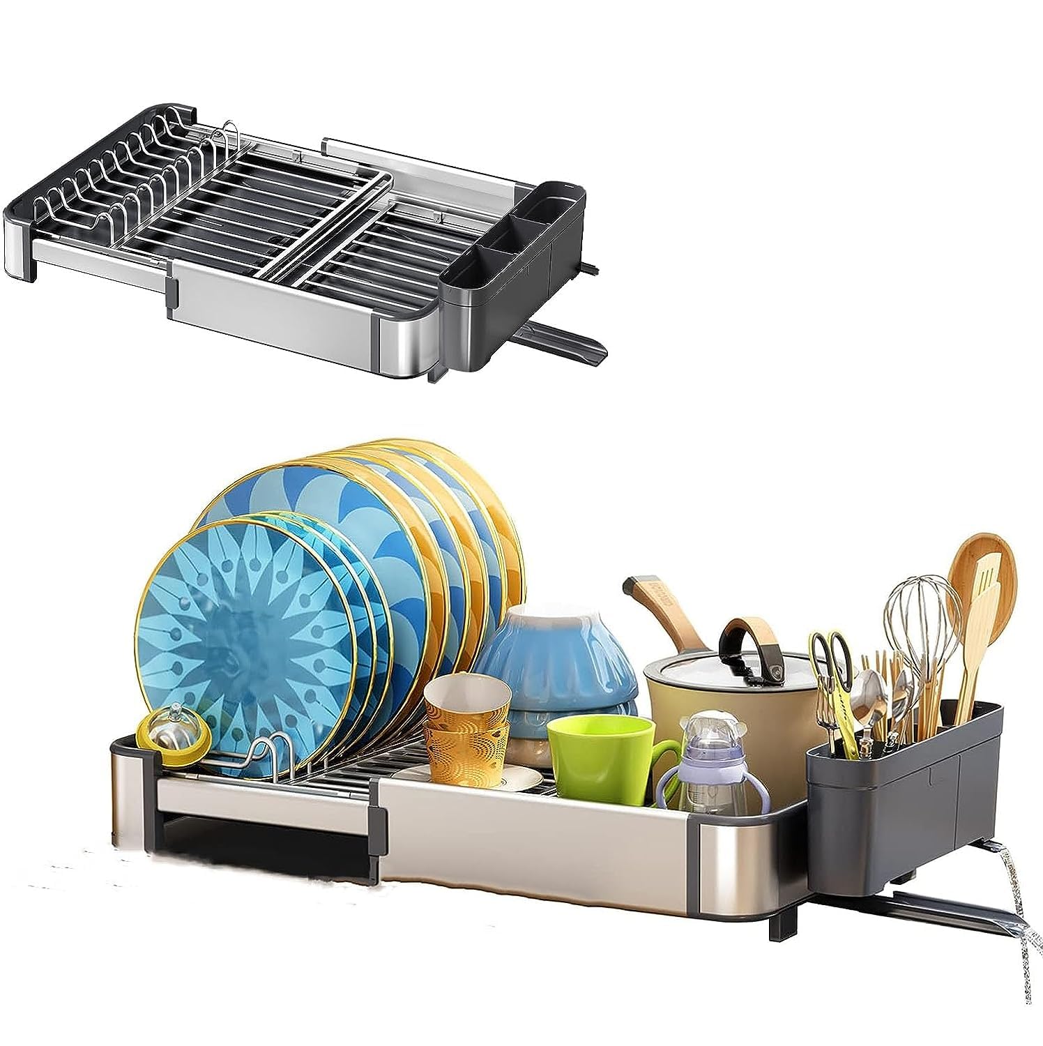 Glaceon Dish Racks,Wine Glass Rack,s Steel Dish Drying Rack for Kitchen