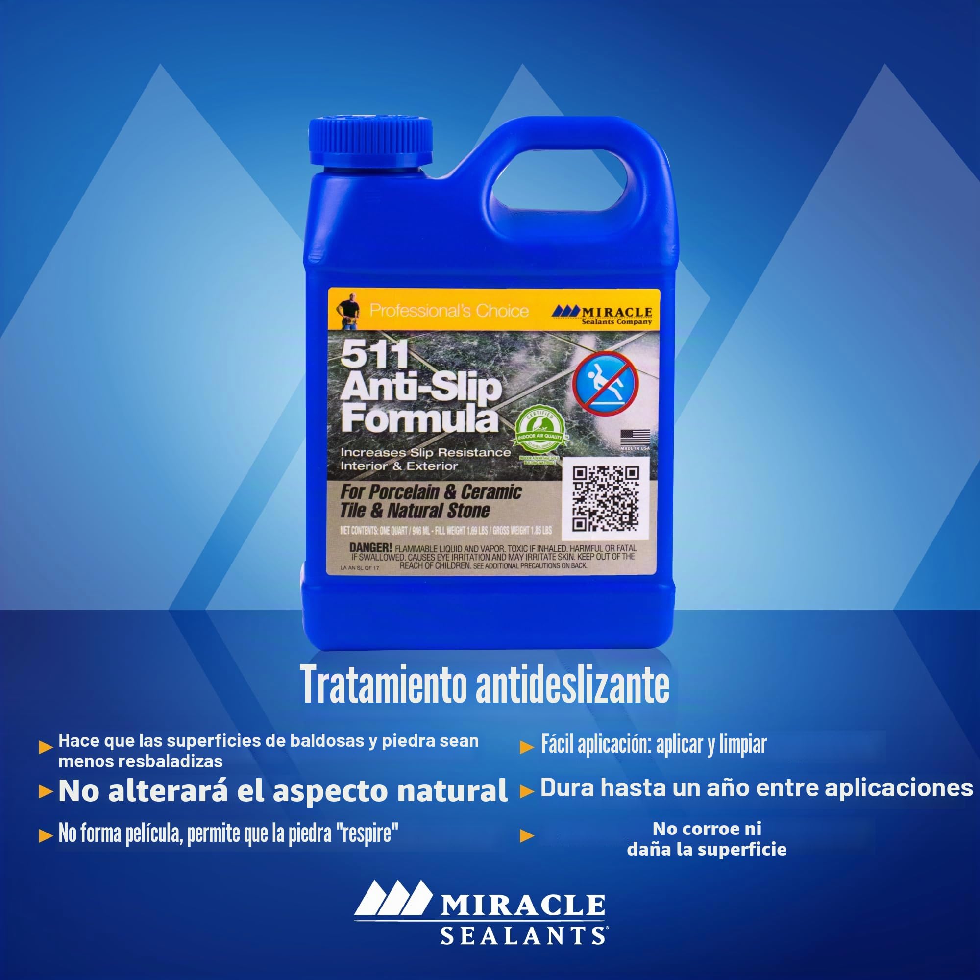 Milagro selladores 511 antideslizante Formula 946 ml