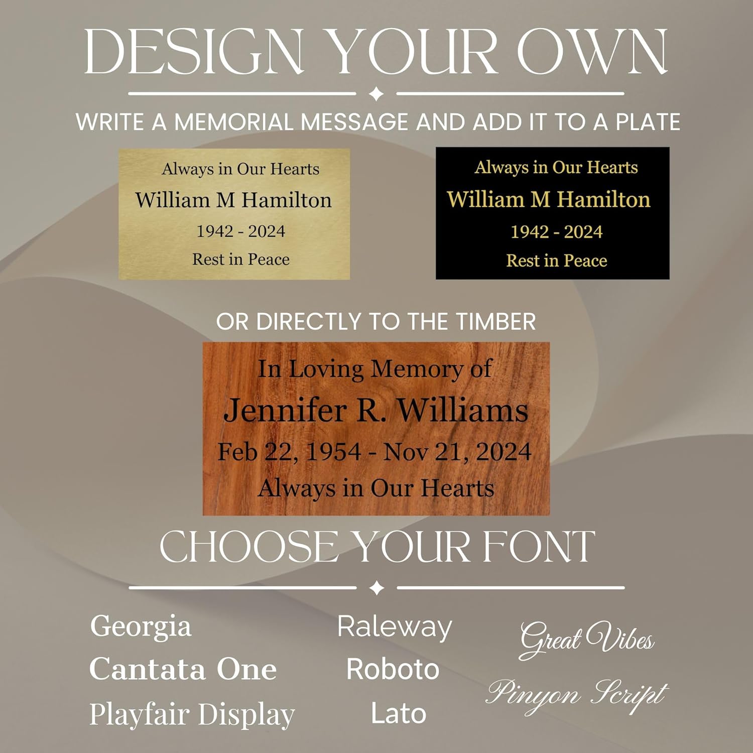 Personalized Cardinal Wooden Urn - 250 cu in - Custom Memorial Urn for Ashes Adult Male - Engravable Wood Urn Box for Human Cremains - Image 4