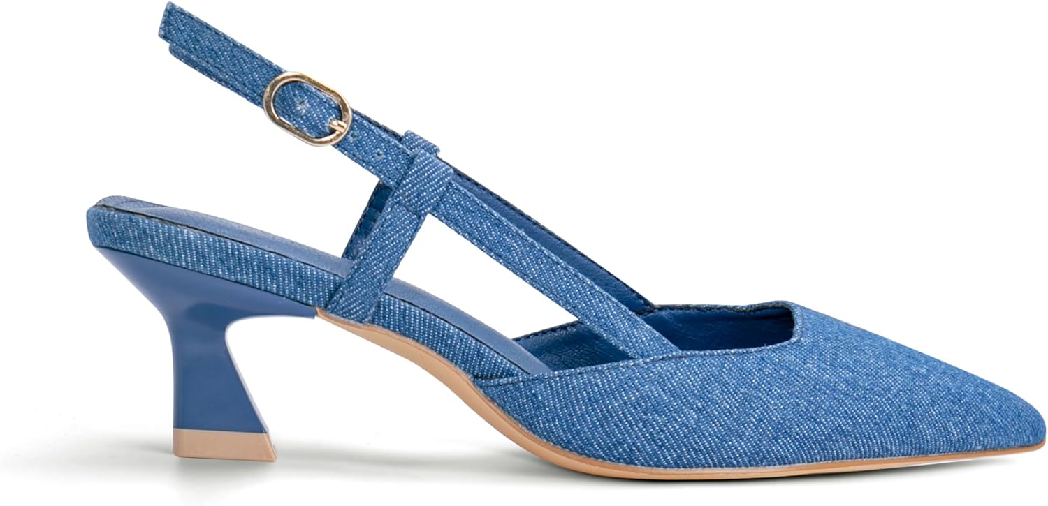 Slingback Pump Shoes for Women with 2 Inche Heel