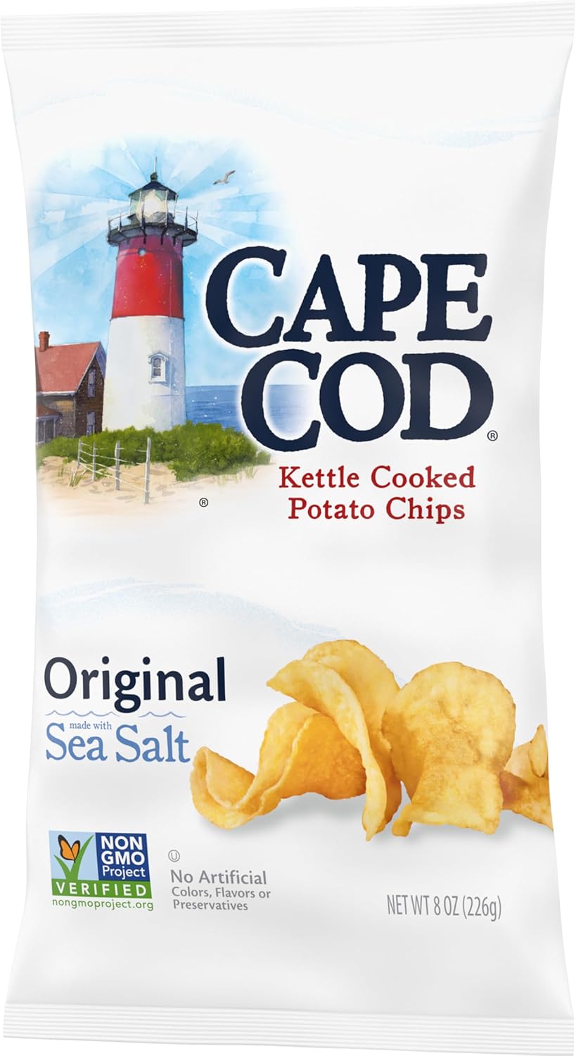e Cod Potato Chips, Original Kettle Chips