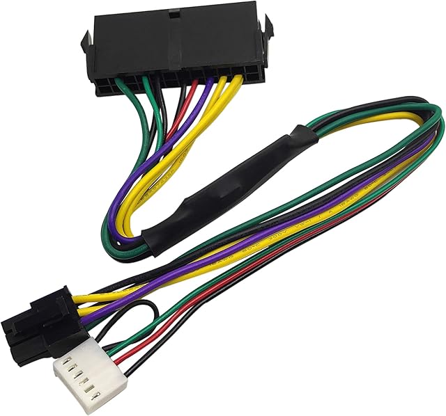 COMeap 24 Pin to 6 Pin ATX Power Adapter Cable for HP Z220 Z230 SFF MT TWR Series 4000 6005 8300 ProDesk 600 G1 EliteDesk 800 G1 13-inch(33cm)