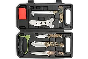 Professional Butchering Knife Set - The Ultimate Tool for Field Dressing and Meat Processing