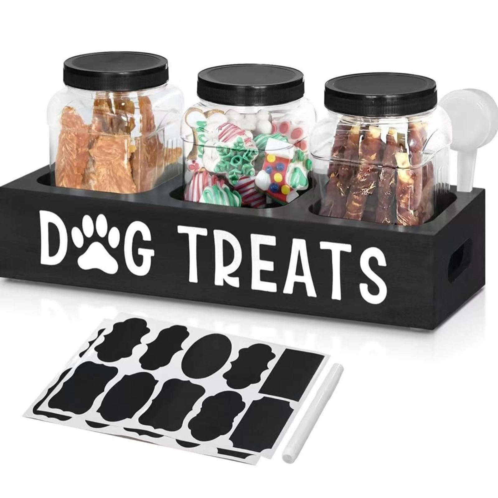 Sharplace Contenedor Transparente para para Perros, Almacenamiento de Alimentos, Accesorios para Mascotas, Opción de Almacenamiento Simple Y Compacta Pa