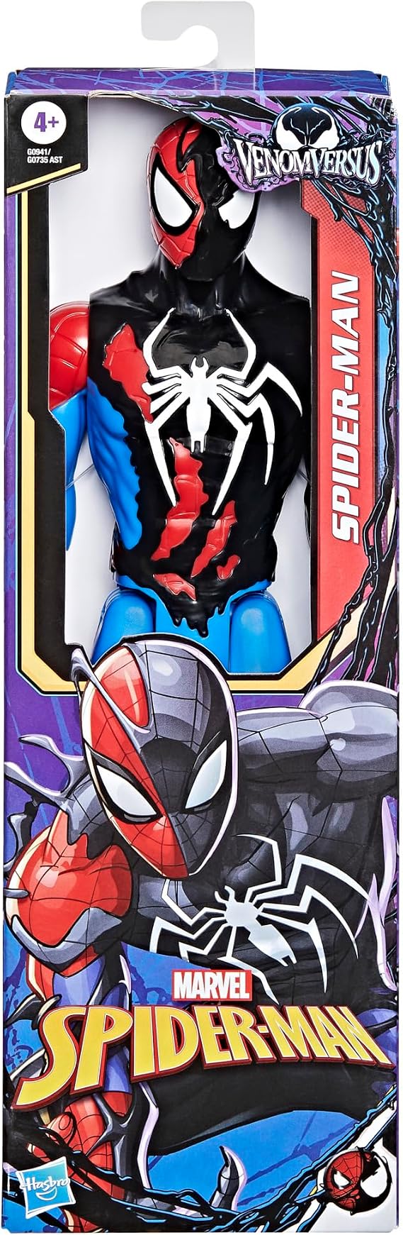 Marvel Spider-Man VenomVersus Titan Hero Series Spider-Man Action Figure Örümcek Adam Titan Figürler