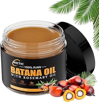 Raw Batana Oil for Hair Growth,Rosemary Oil,100% Natural Pure Dr. Sebi Batana Oil from Honduras,Unrefined Organic Batana Oil Hair Growth Oil for Prevent Hair Loss 5.3 oz