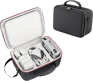 cevanace Hard Waterproof Carrying Case for DJI Mini 3 Pro and Mini 3, DJI Mini 3 Pro and DJI Mini 3 Storage Bag, Compatible with DJI RC or DJI RC-N1 Controllers and Other DJI drone Accessories